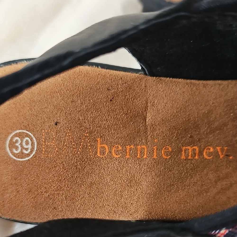 bernie mev. Multicolor Woven Slingback Sandals